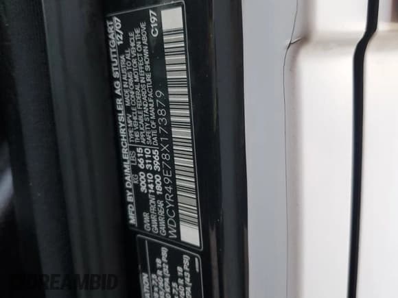 ✅ 2008 Mercedes-Benz G 500 • VIN: WDCYR49E78X173879 • Лот: 74613924. Опубликован ранее на Copart с пробегом Не указан. Бесплатный доступ к архиву аукционных продаж из США и подробный отчёт об истории автомобиля на DreamBid. Изображение 14.