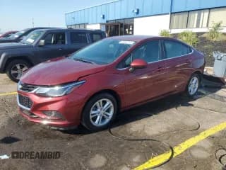 ✅ 2016 Chevrolet Cruze LT • VIN: 1G1BE5SM1G7272588 • Lot: 85900715. Listed on Copart with 34,226 mi. Free auction sales archive from the USA and detailed vehicle history report at DreamBid. Image 1.