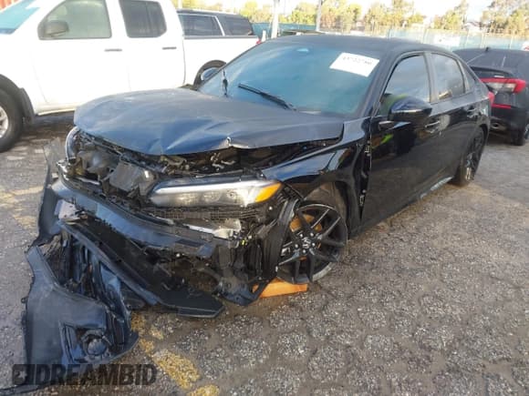 ✅ 2023 Honda Civic Sport • VIN: 2HGFE2F56PH551308 • Lot: 43722780. Listed on IAAI with 29,319 mi. Free auction sales archive from the USA and detailed vehicle history report at DreamBid. Image 2.