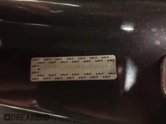 ✅ 2024 Kia Telluride S • VIN: 5XYP6DGC0RG520064 • Lot: 43647160. Listed on IAAI with 37,801 mi. Free auction sales archive from the USA and detailed vehicle history report at DreamBid. Image 9.