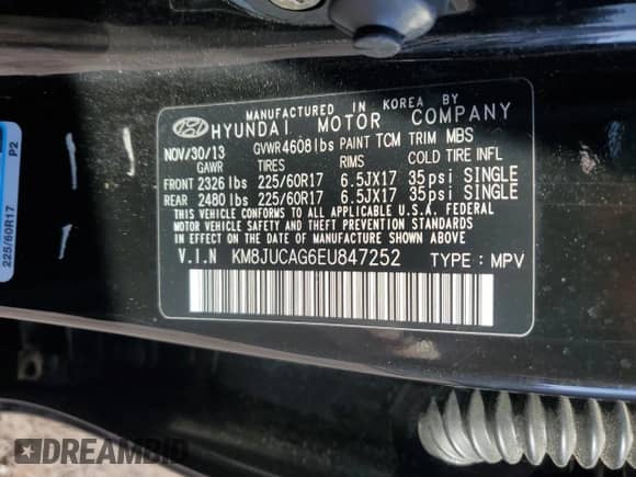 2014 Hyundai Tucson SE z VIN KM8JUCAG6EU847252, wystawiony jako Copart lot #80514605 z przebiegiem 125 522 mil mil oraz Czysty tytuł • Clean title. Historia ofert i sprzedaży dostępna na DreamBid. Obrazek 13.