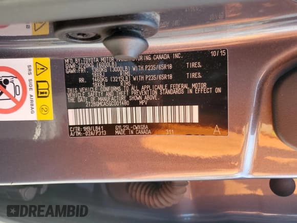 ✅ 2016 Lexus RX 450h • VIN: 2T2BGMCA5GC001480 • Лот: 71437565. Опубликован ранее на Copart с пробегом 122 598 миль. Бесплатный доступ к архиву аукционных продаж из США и подробный отчёт об истории автомобиля на DreamBid. Изображение 13.