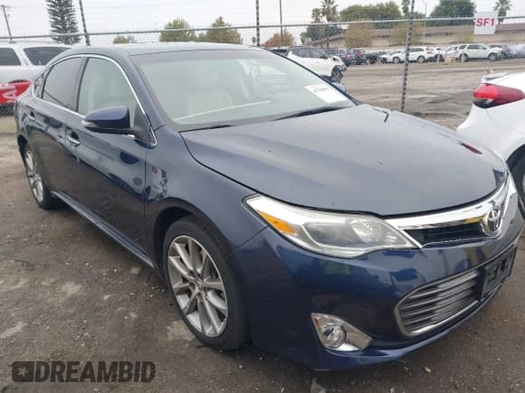 ✅ 2015 Toyota Avalon XLE Touring • VIN: 4T1BK1EB5FU160536 • Lot: 43780598. Listed on IAAI with 98,574 mi. Free auction sales archive from the USA and detailed vehicle history report at DreamBid. Image 1.