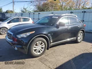 ✅ 2014 Infiniti QX70 • VIN: JN8CS1MW7EM410830 • Lot: 82619855. Listed on Copart with 156,111 mi. Free auction sales archive from the USA and detailed vehicle history report at DreamBid. Image 1.