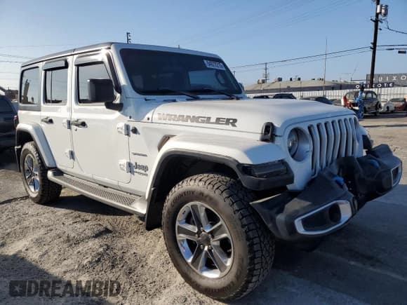 ✅ 2021 Jeep Wrangler Unlimited Willys • VIN: 1C4HJXDN7MW816270 • Lot: 84972215. Listed on Copart with 20,982 mi. Free auction sales archive from the USA and detailed vehicle history report at DreamBid. Image 4.