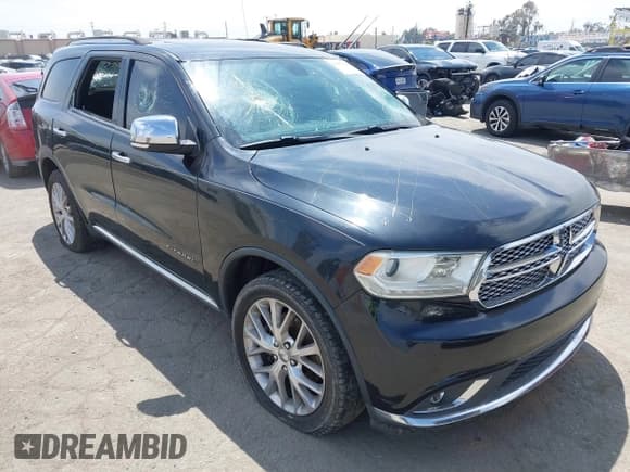 ✅ 2014 Dodge Durango Citadel • VIN: 1C4RDHEG7EC300852 • Lot: 42007888. Listed on IAAI with 128,662 mi. Free auction sales archive from the USA and detailed vehicle history report at DreamBid. Image 1.
