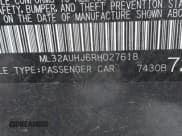 ✅ 2024 Mitsubishi Mirage ES • VIN: ML32AUHJ6RH027618 • Lot: 43683868. Listed on IAAI with 17,008 mi. Free auction sales archive from the USA and detailed vehicle history report at DreamBid. Image 9.