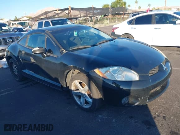 ✅ 2008 Mitsubishi Eclipse GS • VIN: 4A3AK24F98E007842 • Lot: 43797187. Listed on IAAI with 110,053 mi. Free auction sales archive from the USA and detailed vehicle history report at DreamBid. Image 1.