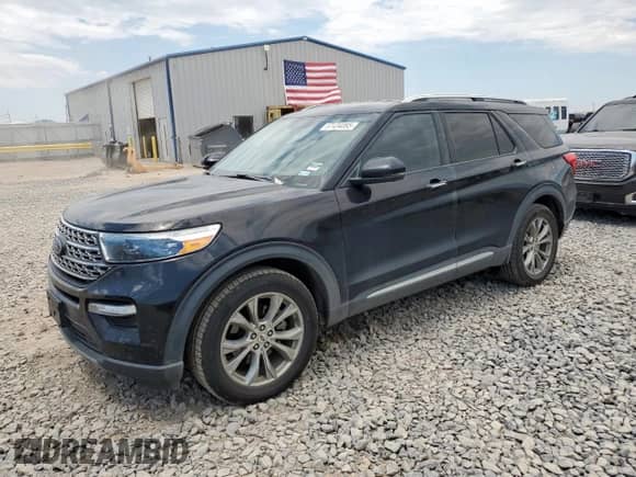 2021 Ford Explorer Limited with VIN 1FMSK8FH1MGB15729, listed as a Copart auction lot 67434065 with 107,405 mi miles and Clean title. Bid and sale history available at DreamBid. Image 1.