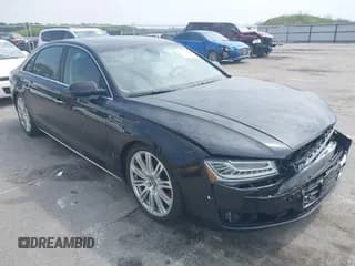 ✅ 2015 Audi A8 4.0T • VIN: WAU32AFD6FN002710 • Lot: 42447149. Wystawiony na IAAI z przebiegiem 109 791 mil. Bezpłatny archiwum sprzedaży aukcyjnych z USA i szczegółowy raport historii pojazdu na DreamBid. Zdjęcie 1.
