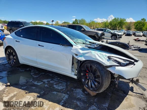 ✅ 2023 Tesla Model 3 Performance • VIN: 5YJ3E1EC5PF514901 • Лот: 71893745. Опубликован ранее на Copart с пробегом 145 566 миль. Бесплатный доступ к архиву аукционных продаж из США и подробный отчёт об истории автомобиля на DreamBid. Изображение 4.