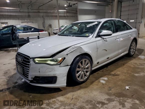 ✅ 2016 Audi A6 Premium • VIN: WAUCFAFC4GN166499 • Lot: 94646015. Listed on Copart with 134,945 mi. Free auction sales archive from the USA and detailed vehicle history report at DreamBid. Image 1.