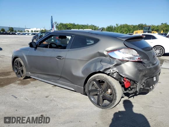✅ 2014 Hyundai Veloster Turbo • VIN: KMHTC6AE9EU193178 • Lot: 53182315. Wystawiony na Copart z przebiegiem 98 664 mil. Bezpłatny archiwum sprzedaży aukcyjnych z USA i szczegółowy raport historii pojazdu na DreamBid. Zdjęcie 2.