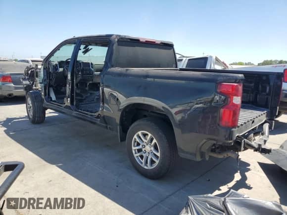 2021 Chevrolet Silverado 1500 LT with VIN 3GCUYDED8MG314994, listed as a Copart auction lot 61410315 with Not provided miles and Salvage title. Bid and sale history available at DreamBid. Image 2.