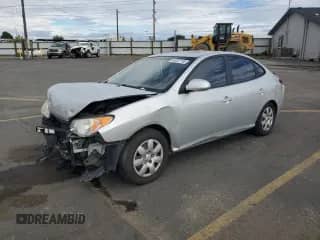 2009 Hyundai Elantra GLS with VIN KMHDU46DX9U657302, listed as a Copart auction lot 84207155 with 129,308 mi miles and Salvage title. Bid and sale history available at DreamBid. Image 1.