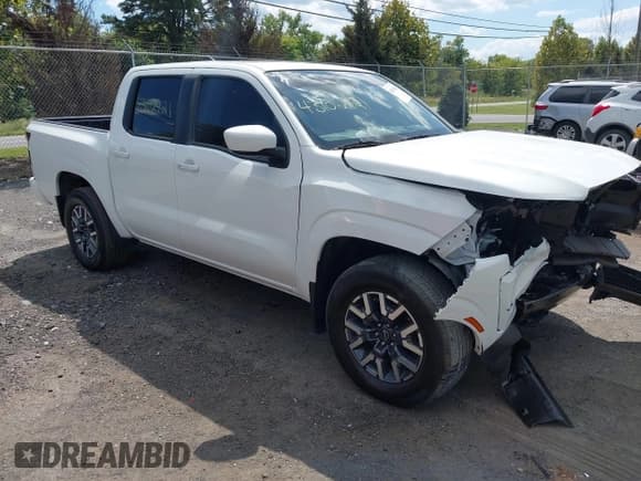 ✅ 2024 Nissan Frontier SV • VIN: 1N6ED1EK3RN634443 • Lot: 43102421. Listed on IAAI with 16,339 mi. Free auction sales archive from the USA and detailed vehicle history report at DreamBid. Image 1.