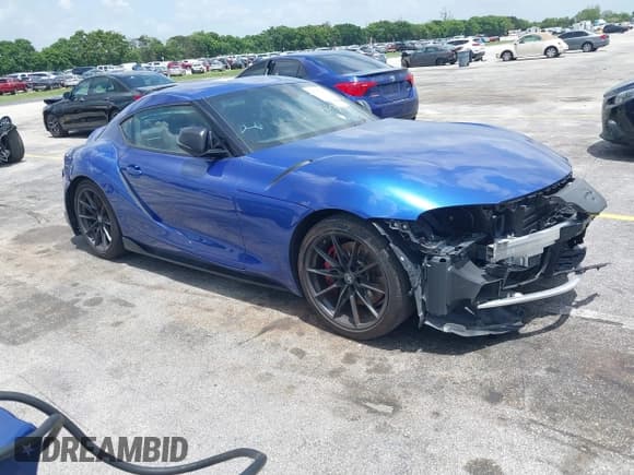 ✅ 2023 Toyota Supra 3.0 • VIN: WZ1DB0G09PW055931 • Лот: 42707523. Опубликован ранее на IAAI с пробегом 43 703 миль. Бесплатный доступ к архиву аукционных продаж из США и подробный отчёт об истории автомобиля на DreamBid. Изображение 1.