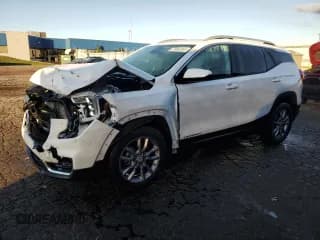 ✅ 2024 GMC Terrain SLT • VIN: 3GKALVEG7RL279756 • Lot: 90375935. Wystawiony na Copart z przebiegiem 45 959 mil. Bezpłatny archiwum sprzedaży aukcyjnych z USA i szczegółowy raport historii pojazdu na DreamBid. Zdjęcie 1.