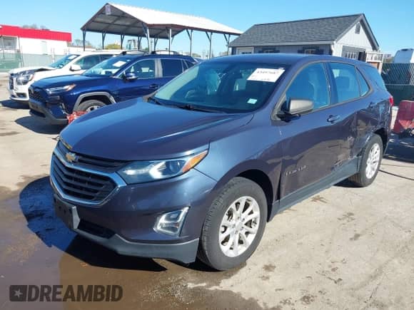 2018 Chevrolet Equinox LS с VIN 3GNAXREVXJL135247, выставлен на аукционе IAAI как лот 43497687 с пробегом 120 923 миль миль и . История ставок и продаж доступна на DreamBid. Изображение 2.