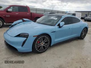 ✅ 2020 Porsche Taycan 4S • VIN: WP0AB2Y11LSA53471 • Лот: 44932164. Опубликован ранее на Copart с пробегом 21 930 миль. Бесплатный доступ к архиву аукционных продаж из США и подробный отчёт об истории автомобиля на DreamBid. Изображение 1.