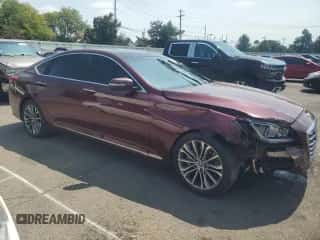 2015 Hyundai Genesis 3.8L z VIN KMHGN4JE8FU066276, wystawiony jako Copart lot #68118794 z przebiegiem 83 644 mil mil oraz Szkoda całkowita • Salvage title. Historia ofert i sprzedaży dostępna na DreamBid. Obrazek 4.