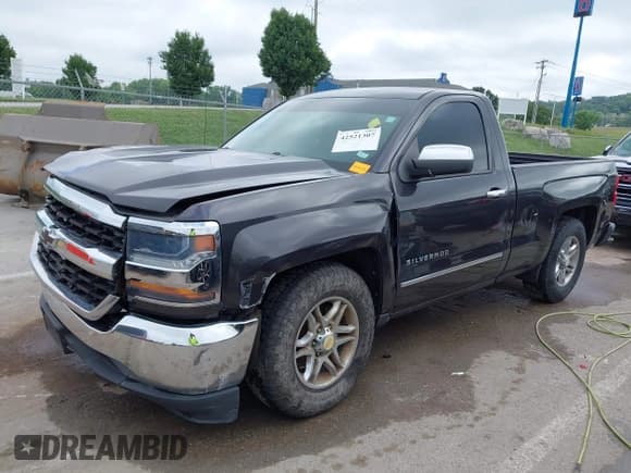 ✅ 2016 Chevrolet Silverado 1500 Work Truck • VIN: 1GCNCNEH6GZ117208 • Лот: 42521307. Опубликован ранее на IAAI с пробегом 76 001 миль. Бесплатный доступ к архиву аукционных продаж из США и подробный отчёт об истории автомобиля на DreamBid. Изображение 2.