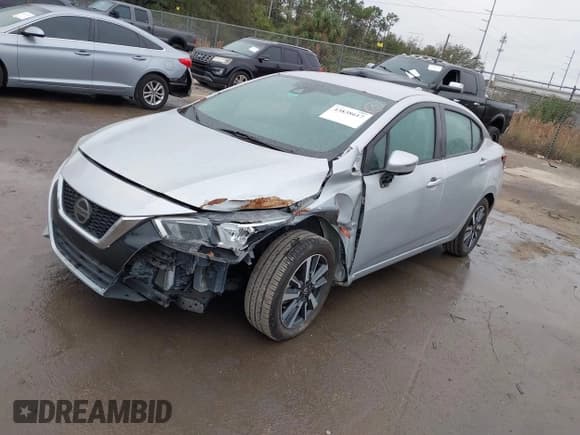 ✅ 2021 Nissan Versa SV • VIN: 3N1CN8EV4ML848251 • Lot: 43838617. Listed on IAAI with 62,631 mi. Free auction sales archive from the USA and detailed vehicle history report at DreamBid. Image 2.