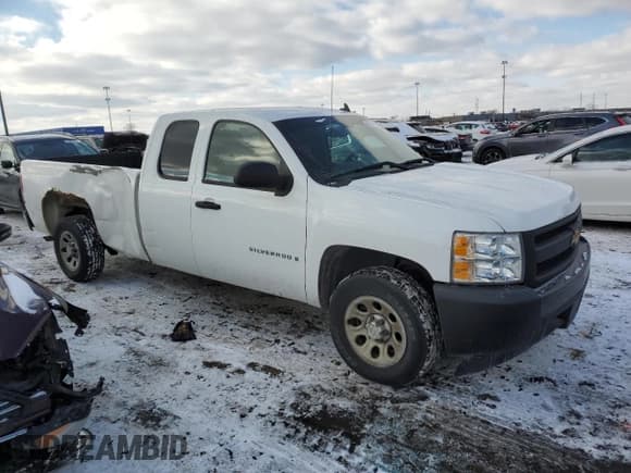 ✅ 2007 Chevrolet Silverado 1500 Work Truck • VIN: 1GCEC19087E558343 • Lot: 42601695. Listed on Copart with 279,914 mi. Free auction sales archive from the USA and detailed vehicle history report at DreamBid. Image 4.