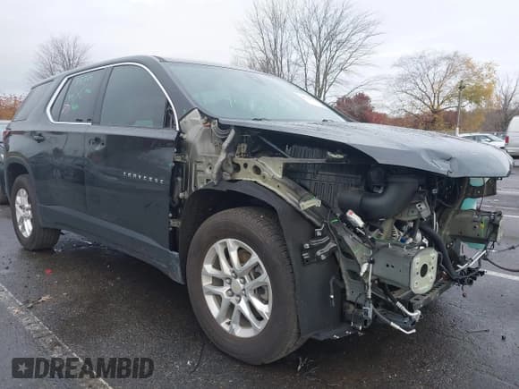✅ 2022 Chevrolet Traverse LS • VIN: 1GNERFKW5NJ116903 • Lot: 43636692. Listed on IAAI with 58,451 mi. Free auction sales archive from the USA and detailed vehicle history report at DreamBid. Image 1.
