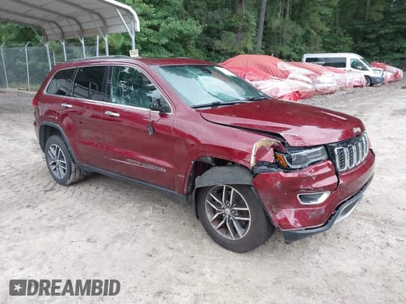 ✅ 2017 Jeep Grand Cherokee Limited • VIN: 1C4RJEBG8HC893038 • Lot: 43045981. Wystawiony na IAAI z przebiegiem 157 044 mil. Bezpłatny archiwum sprzedaży aukcyjnych z USA i szczegółowy raport historii pojazdu na DreamBid. Zdjęcie 1.