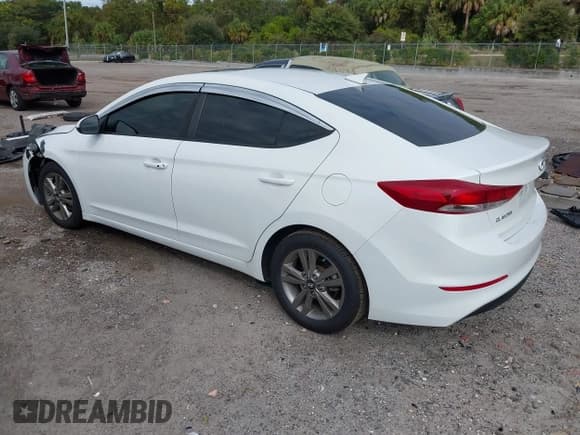✅ 2018 Hyundai Elantra SEL • VIN: 5NPD84LF4JH367277 • Lot: 43523338. Listed on IAAI with 129,486 mi. Free auction sales archive from the USA and detailed vehicle history report at DreamBid. Image 3.