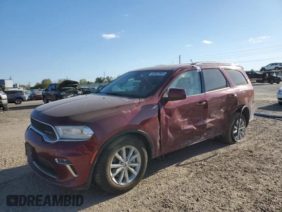✅ 2022 Dodge Durango SXT • VIN: 1C4RDJAG6NC187635 • Lot: 82687965. Listed on Copart with 91,817 mi. Free auction sales archive from the USA and detailed vehicle history report at DreamBid. Image 1.