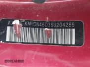 ✅ 2006 Hyundai Elantra GLS • VIN: KMHDN46D36U204289 • Lot: 42441414. Wystawiony na IAAI z przebiegiem 168 284 mil. Bezpłatny archiwum sprzedaży aukcyjnych z USA i szczegółowy raport historii pojazdu na DreamBid. Zdjęcie 9.