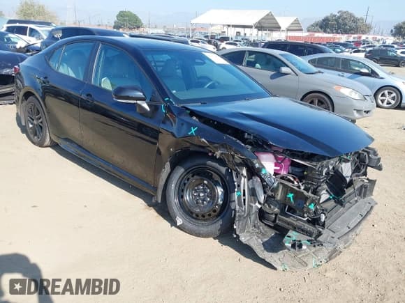 ✅ 2025 Toyota Camry LE • VIN: 4T1DBADK3SU533285 • Лот: 43637811. Опубликован ранее на IAAI с пробегом 13 496 миль. Бесплатный доступ к архиву аукционных продаж из США и подробный отчёт об истории автомобиля на DreamBid. Изображение 1.