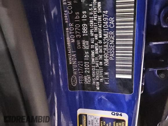 ✅ 2021 Hyundai Venue SEL • VIN: KMHRC8A32MU104974 • Лот: 86881224. Опубликован ранее на Copart с пробегом 72 102 миль. Бесплатный доступ к архиву аукционных продаж из США и подробный отчёт об истории автомобиля на DreamBid. Изображение 13.