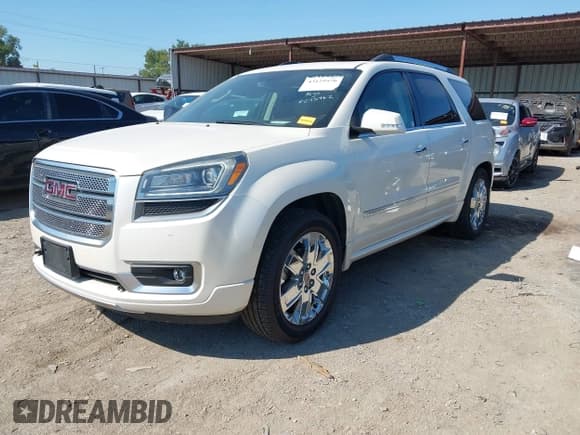 ✅ 2013 GMC Acadia Denali • VIN: 1GKKRTKD4DJ209391 • Lot: 43129576. Listed on IAAI with 129,017 mi. Free auction sales archive from the USA and detailed vehicle history report at DreamBid. Image 2.