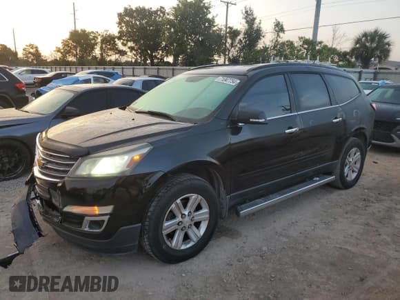 ✅ 2013 Chevrolet Traverse LT • VIN: 1GNKRJKD6DJ138816 • Lot: 71047754. Wystawiony na Copart z przebiegiem 158 837 mil. Bezpłatny archiwum sprzedaży aukcyjnych z USA i szczegółowy raport historii pojazdu na DreamBid. Zdjęcie 1.