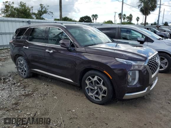 2022 Hyundai Palisade Calligraphy z VIN KM8R74HE5NU455075, wystawiony jako Copart lot #73960024 z przebiegiem Nie podano mil oraz Szkoda całkowita • Salvage title. Historia ofert i sprzedaży dostępna na DreamBid. Obrazek 4.