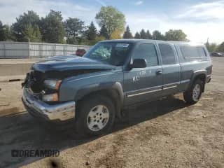 2006 Chevrolet Silverado 1500 LT1 z VIN 1GCEK19Z86Z298003, wystawiony jako Copart lot #84701955 z przebiegiem 152 904 mil mil oraz Szkoda całkowita • Salvage title. Historia ofert i sprzedaży dostępna na DreamBid. Obrazek 1.