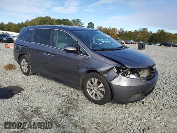 ✅ 2014 Honda Odyssey EX-L • VIN: 5FNRL5H67EB112906 • Lot: 86723465. Listed on Copart with 181,748 mi. Free auction sales archive from the USA and detailed vehicle history report at DreamBid. Image 4.