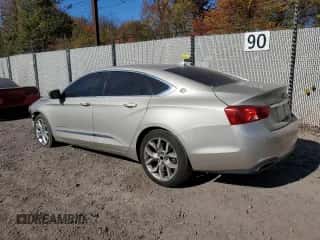 2014 Chevrolet Impala LTZ with VIN 2G1155S32E9100181, listed as a Copart auction lot 90043945 with Not provided miles and Salvage title. Bid and sale history available at DreamBid. Image 2.