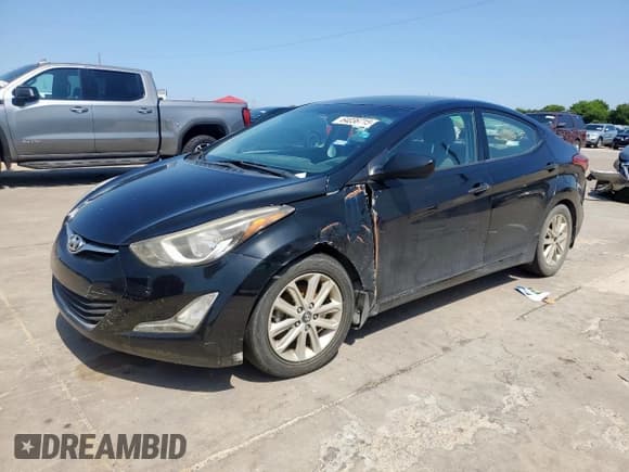 ✅ 2015 Hyundai Elantra Limited • VIN: KMHDH4AE4FU227989 • Lot: 64036715. Listed on Copart with 178,097 mi. Free auction sales archive from the USA and detailed vehicle history report at DreamBid. Image 1.