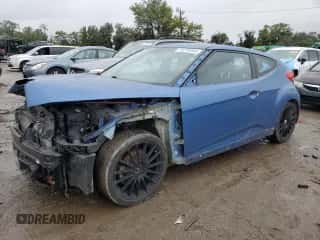 2016 Hyundai Veloster Turbo z VIN KMHTC6AE5GU250754, wystawiony jako Copart lot #73275364 z przebiegiem 71 875 mil mil oraz Szkoda całkowita • Salvage title. Historia ofert i sprzedaży dostępna na DreamBid. Obrazek 1.