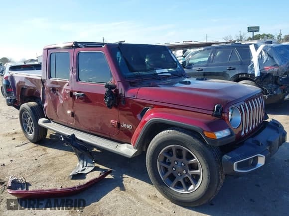 ✅ 2021 Jeep Gladiator Overland • VIN: 1C6HJTFGXML595781 • Лот: 41667696. Опубликован ранее на IAAI с пробегом 31 438 миль. Бесплатный доступ к архиву аукционных продаж из США и подробный отчёт об истории автомобиля на DreamBid. Изображение 1.