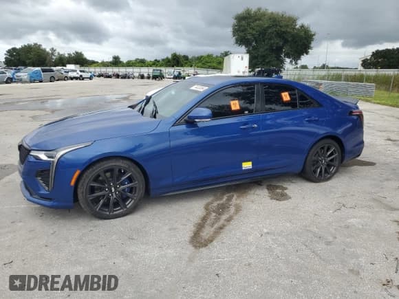 ✅ 2021 Cadillac CT4 V-Series • VIN: 1G6DH5RL1M0144492 • Lot: 74433364. Listed on Copart with Not provided. Free auction sales archive from the USA and detailed vehicle history report at DreamBid. Image 1.