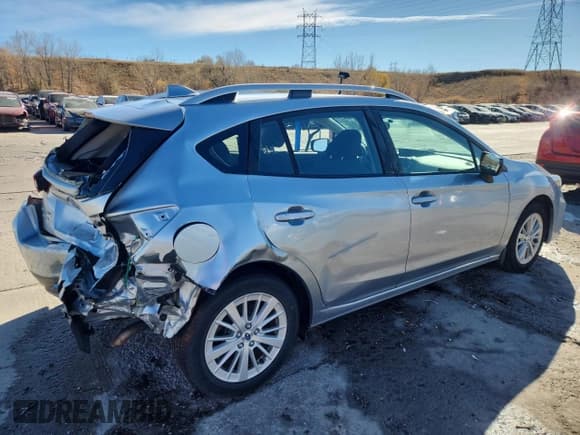 ✅ 2017 Subaru Impreza Premium • VIN: 4S3GTAB65H3751683 • Lot: 91427375. Listed on Copart with 59,979 mi. Free auction sales archive from the USA and detailed vehicle history report at DreamBid. Image 3.