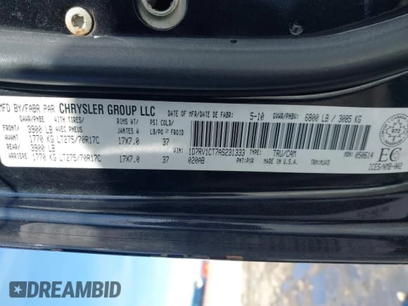 ✅ 2010 Dodge 1500 SLT • VIN: 1D7RV1CT7AS231333 • Lot: 41694932. Wystawiony na IAAI z przebiegiem 111 311 mil. Bezpłatny archiwum sprzedaży aukcyjnych z USA i szczegółowy raport historii pojazdu na DreamBid. Zdjęcie 9.