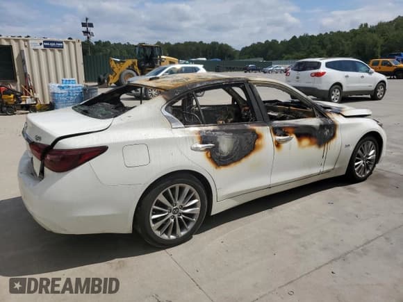 ✅ 2020 Infiniti Q50 Pure • VIN: JN1EV7AP1LM206584 • Лот: 71473254. Опубликован ранее на Copart с пробегом Не указан. Бесплатный доступ к архиву аукционных продаж из США и подробный отчёт об истории автомобиля на DreamBid. Изображение 3.