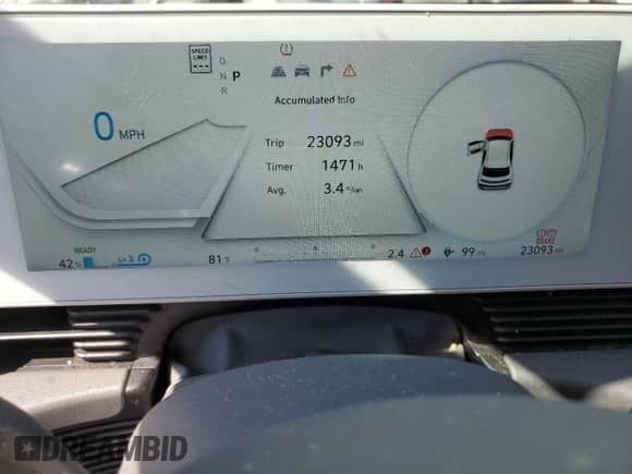 2024 Hyundai Ioniq 5 SE с VIN KM8KM4DE9RU307629, выставлен на аукционе Copart как лот 84657955 с пробегом 23 093 миль миль и Списание • Salvage title. История ставок и продаж доступна на DreamBid. Изображение 9.