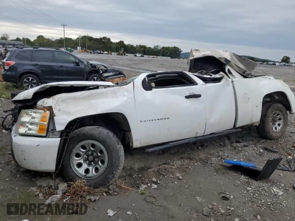 ✅ 2007 Chevrolet Silverado 1500 1LT • VIN: 1GCEK19CX7Z627541 • Lot: 71282704. Listed on Copart with Not provided. Free auction sales archive from the USA and detailed vehicle history report at DreamBid. Image 1.